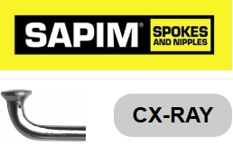 SAPIM  CX-Ray 184 mm, silber