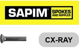 SAPIM  CX-Ray 192 mm, silber, gerade