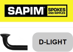 SAPIM D-LIGHT 206 mm, schwarz