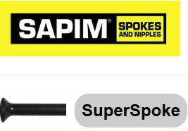 SAPIM  SuperSpoke 248 mm, schwarz, gerade