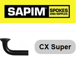 SAPIM  Super CX-Ray 272 mm, schwarz